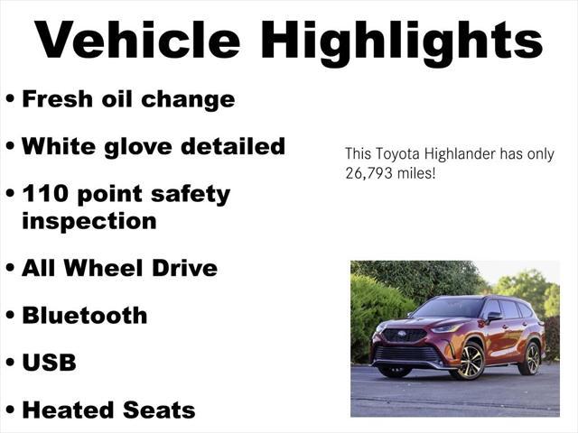 2022 toyota highlander xse