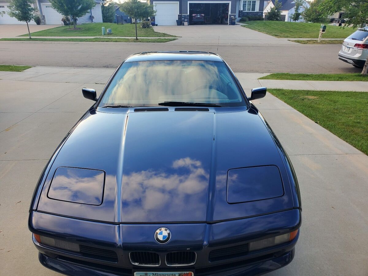 1991 bmw 850i coupe blue i automatic