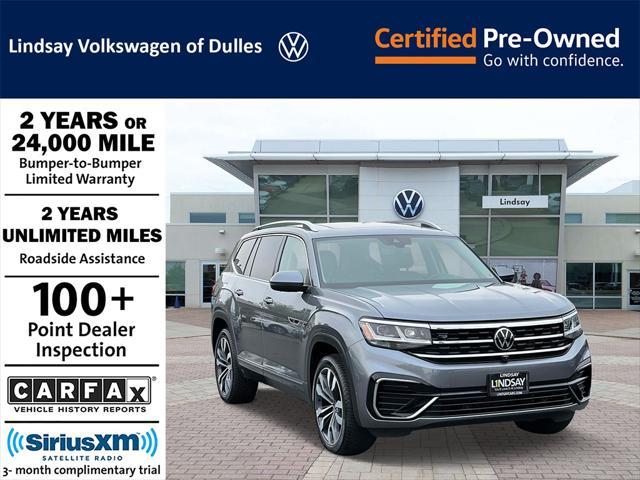 2022 volkswagen atlas 3.6l sel premium