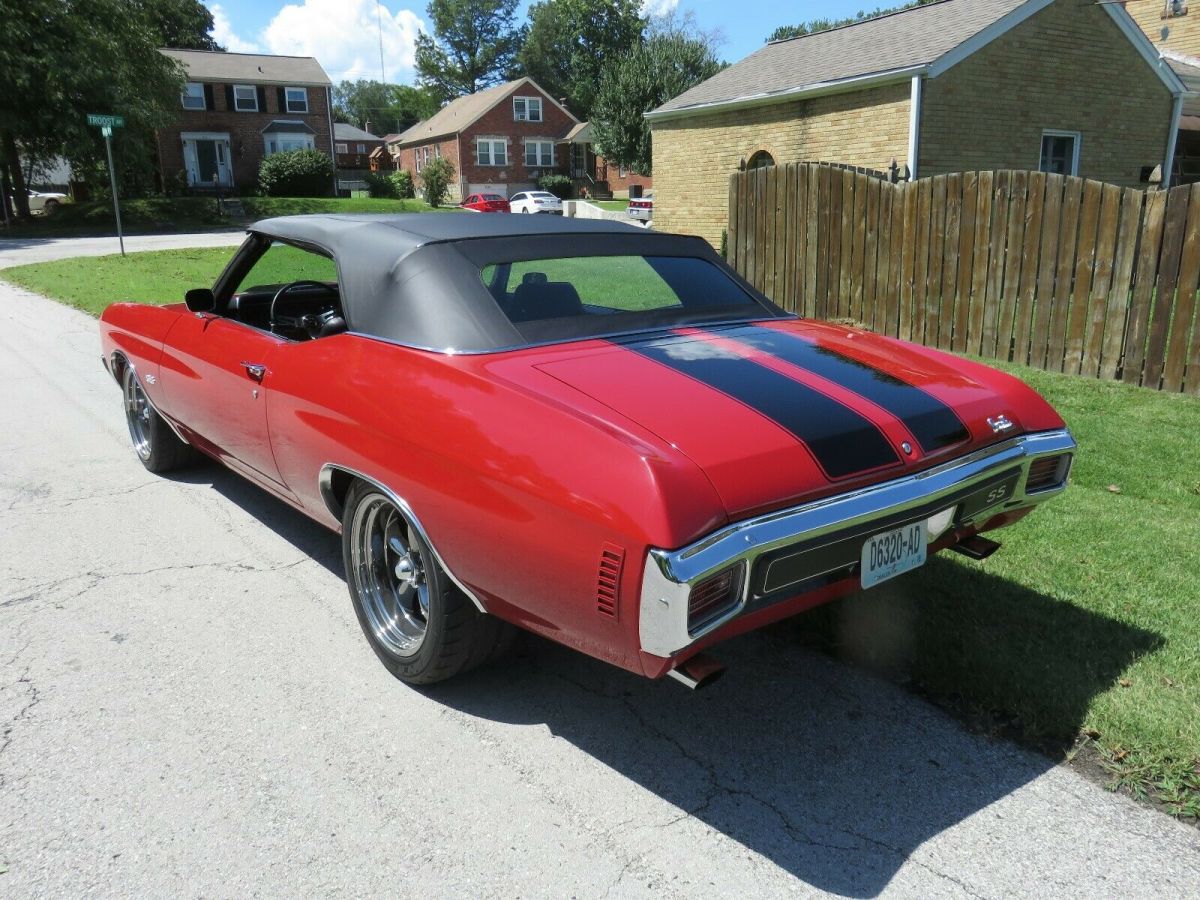 "pro tour frame-off restored 1970 chevelle ss convertible lsx 6.0 vintage a/c"