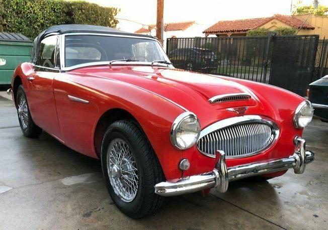 1964 austin healey 3000 bj8 3000 mkiii colorado red