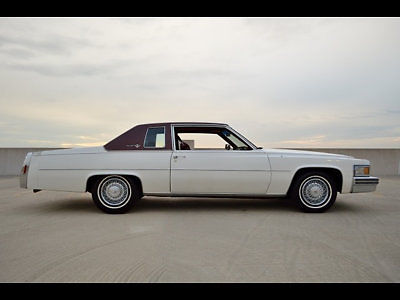 1978 cadillac coupe deville 40k miles mint cond 7.0l no reserve white red int