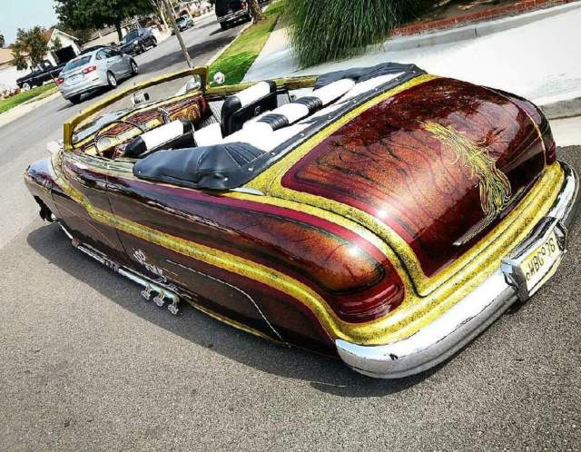 real covertible, chopped power top, tunk key show stopper, air ride, 429 cyclone