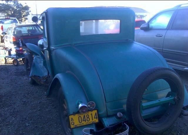 1929 plymouth q car vintage damage on left side ,,great condition