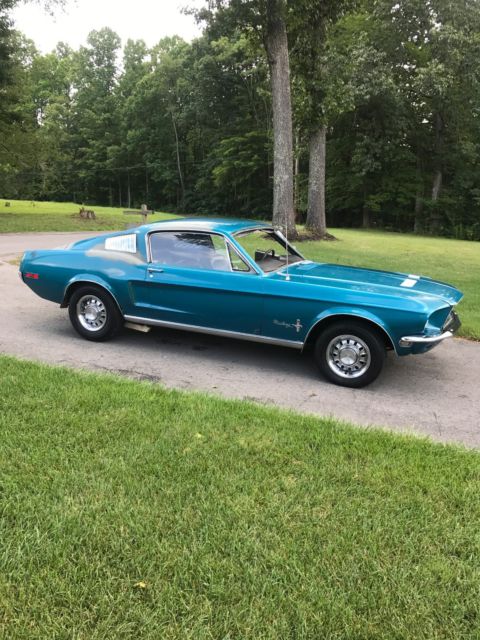 1968 ford mustang fastback 289 v8 deluxe interior runs and drives complete nice!