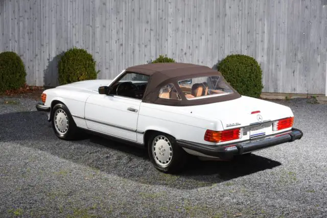 1989 mercedes-benz 560-class 560 sl 31,000 miles white convertible v8 5.6l autom