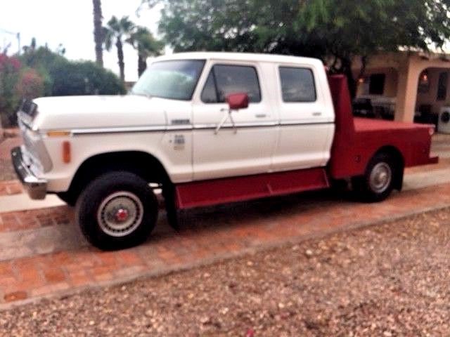 classic !! 1975 ford f250,caterpillar v636 diesel 4x4 crew cab, 5 speed manual