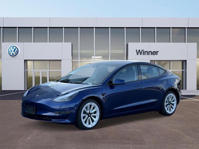 2022 tesla model 3 standard range