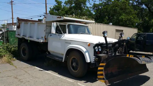 1964 dodge d700 power wagon dump truck snow plow rat ro