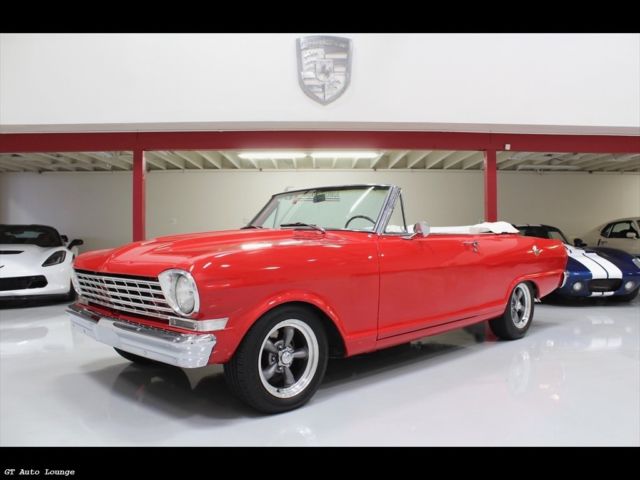 1962 chevy nova convertible custom restomod restoration 350ci hot rod 63 64