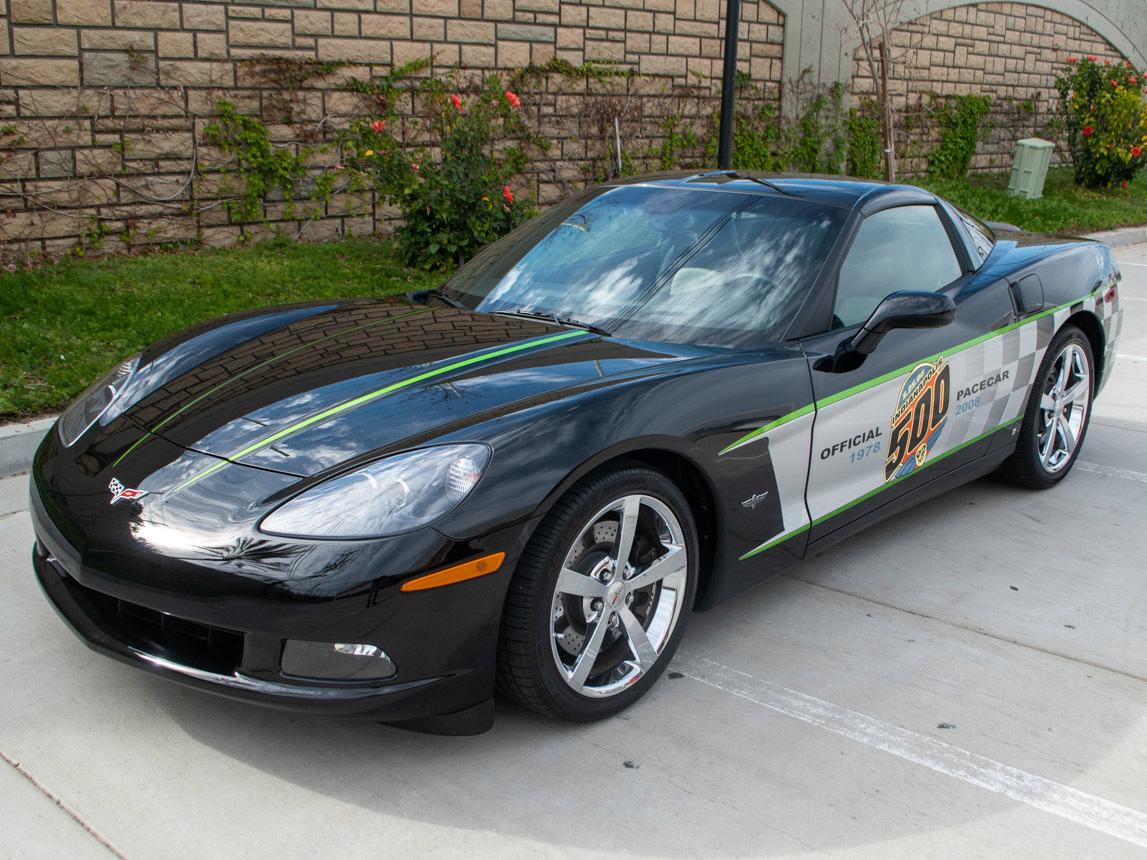 2008 chevrolet corvette indy 500 pace car edition