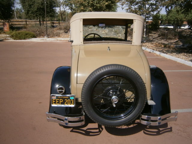 1929 ford model a sport coupe, california car, model b motor