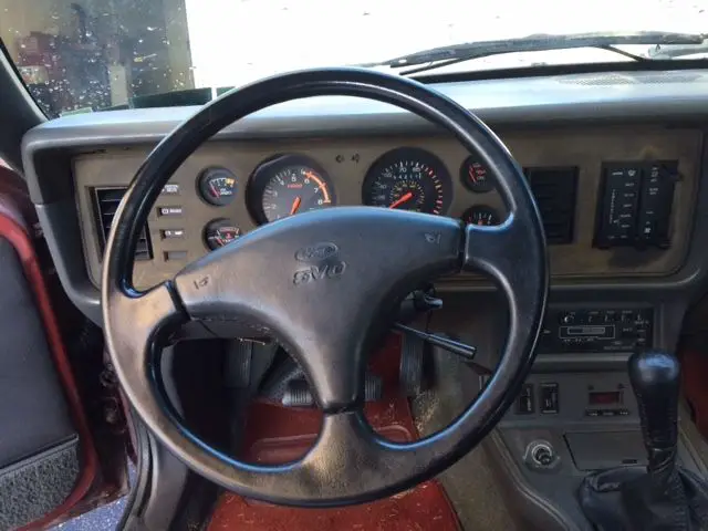 1985 ford mustang svo hatchback 2-door 2.3l