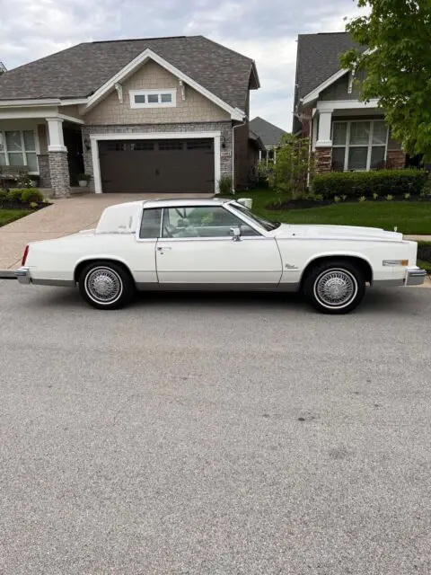 1980 cadillac eldorado coupe white fwd automatic biarritz