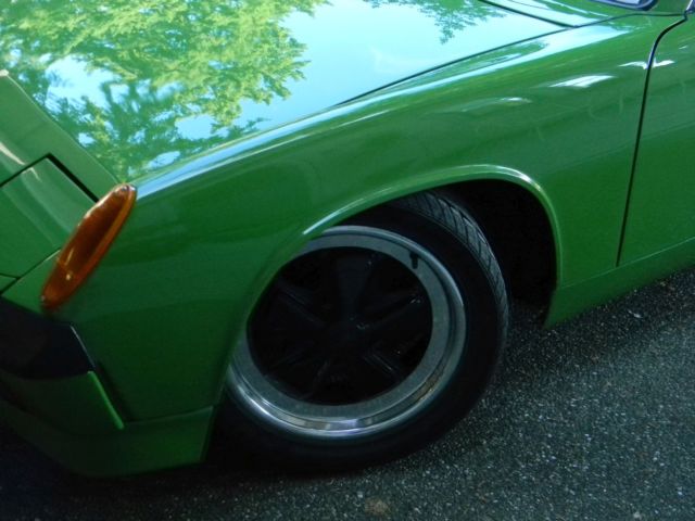 porsche 914 1970 willow green resto-mod 2056 with dual webers