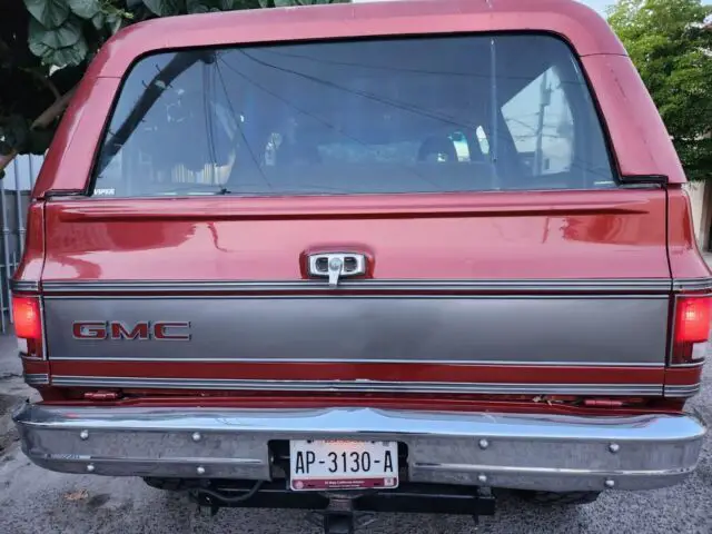 1979 gmc jimmy high sierra suv red 4wd automatic