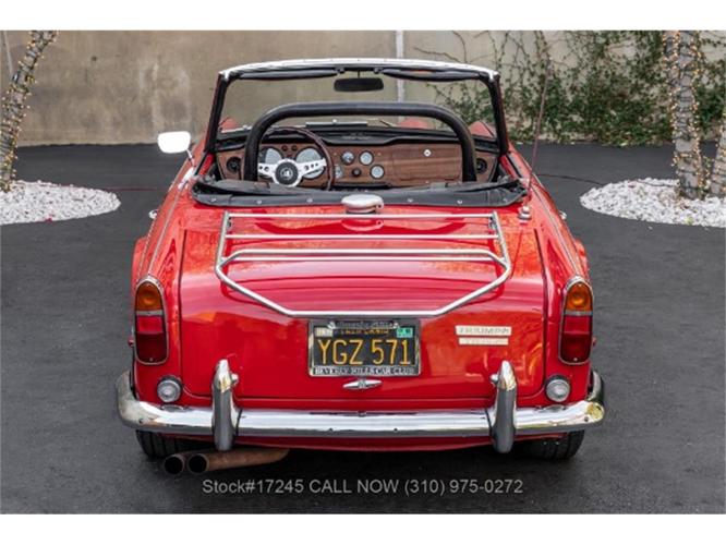 1968 triumph tr250 in beverly hills, california