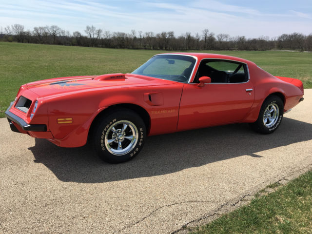 1974 pontiac trans am sd-455, rare, #'s matching, phs, build sheet, 37,217 miles