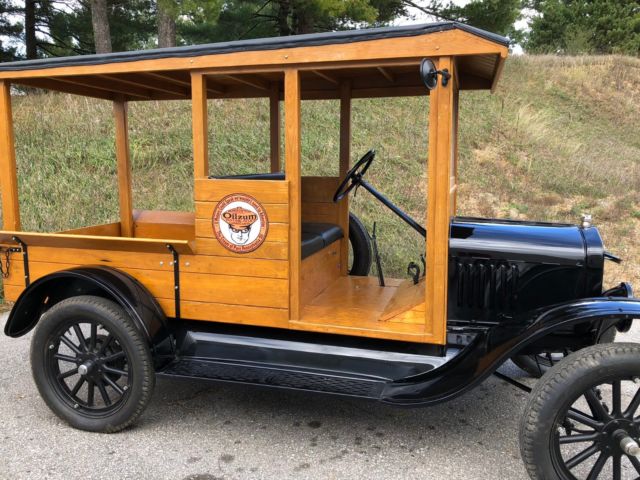 1926 ford model t huckster covered pickup