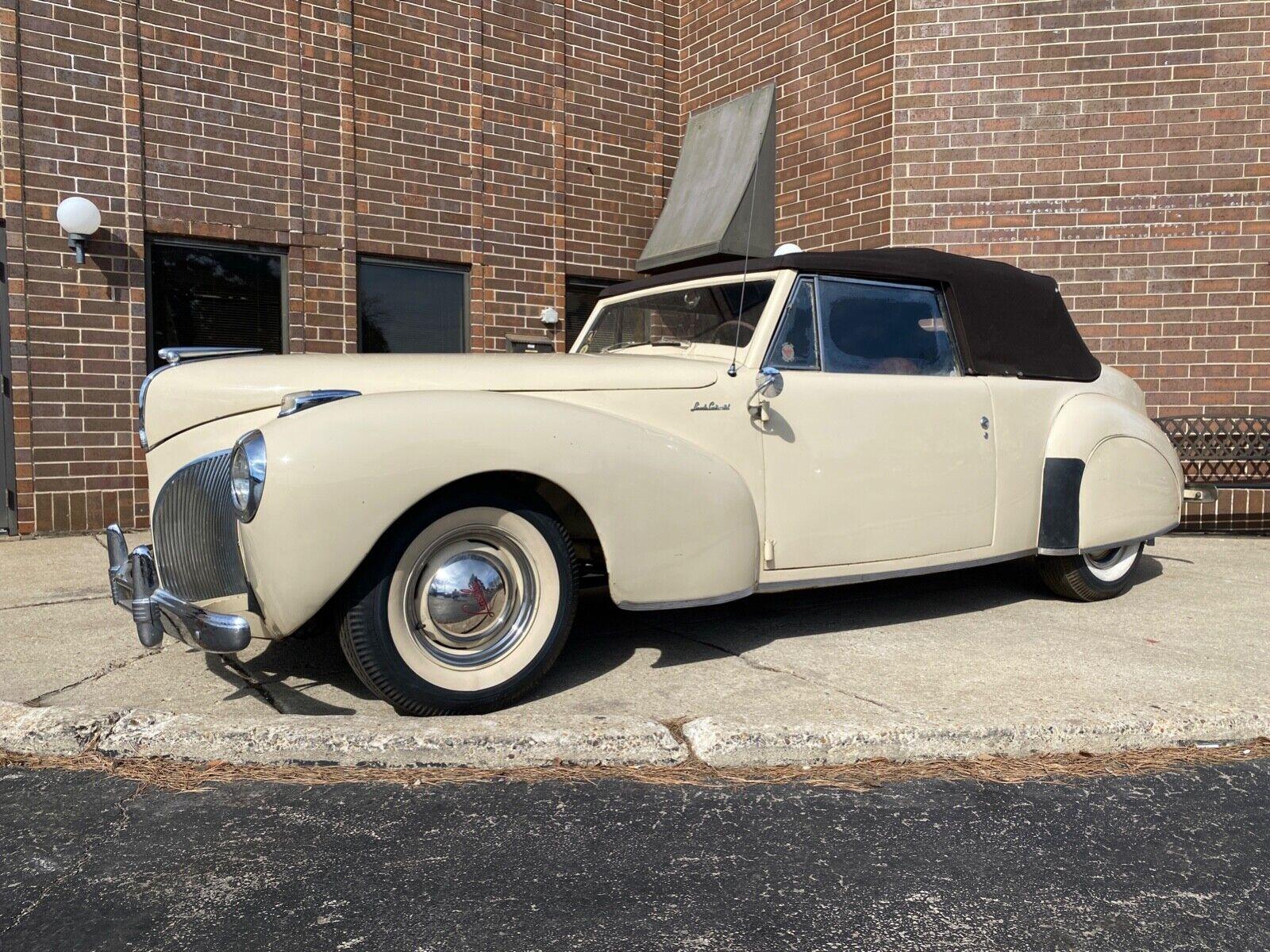 1941 lincoln continental convertible tan very rare