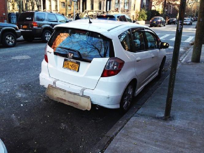obo 2011 honda fit sport 4 dr. hatchbk - white in new york, ny