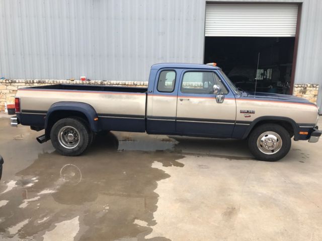 1993 dodge ram d350 5.9 cummins diesel one ton dually dual rear wheel classic
