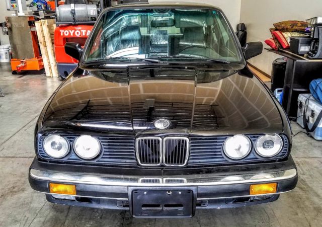 1988 bmw 325is black original paint 5 speed coupe clear title e30 california car