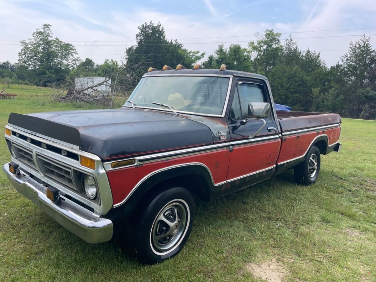 1977 ford f150 xlt ranger long bed - very straight body