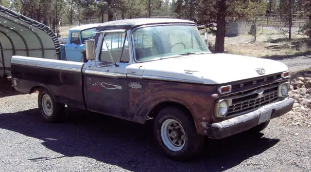 1966 ford f100 352 v8 super solid body manual trans rat rod