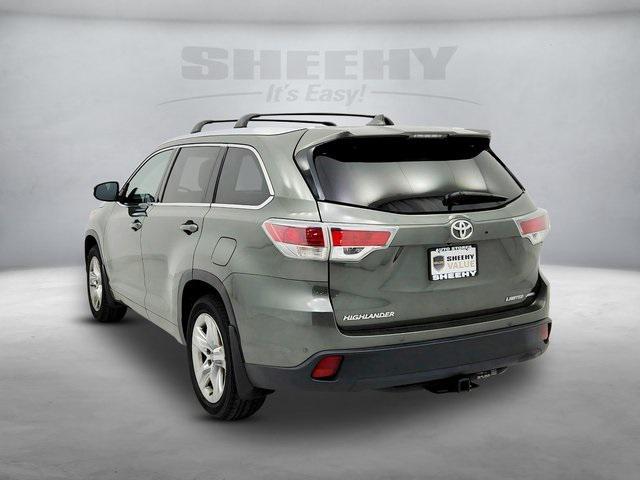 2016 toyota highlander limited