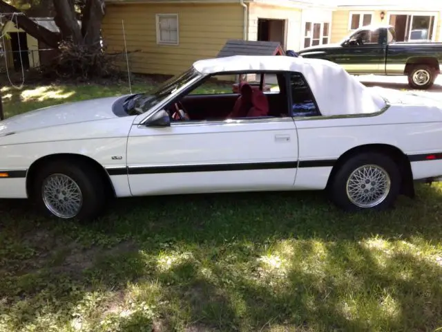 1992 chrysler lebaron convertible 56,381 original miles