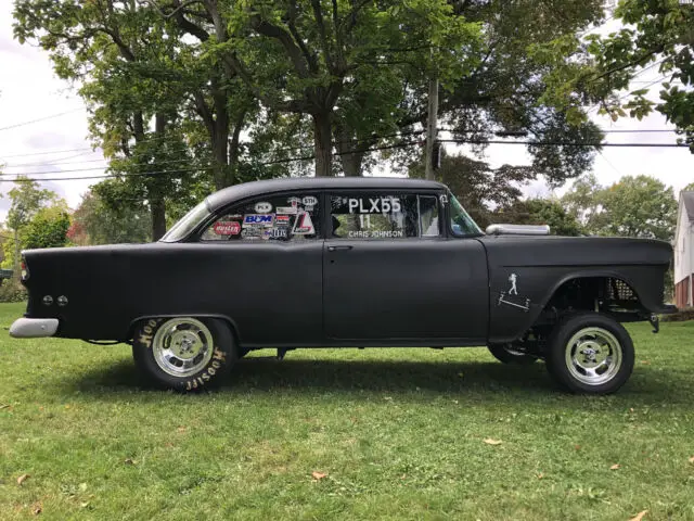 1955 chevrolet 210 sedan black rwd automatic none