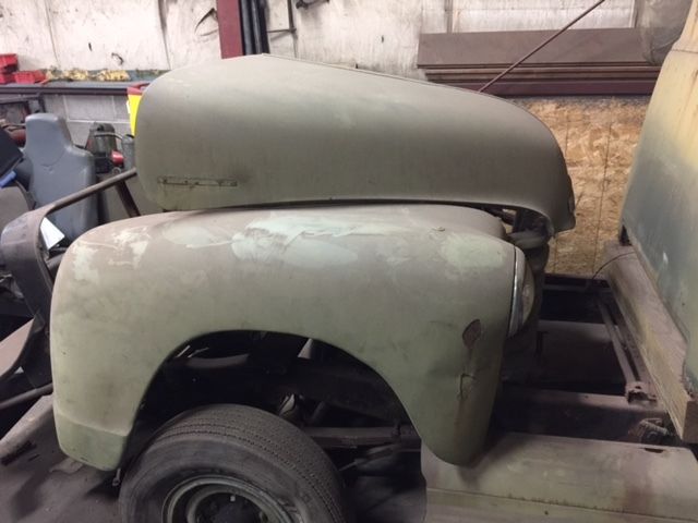 1953 chevy 3/4 ton 5 window chevy pickup