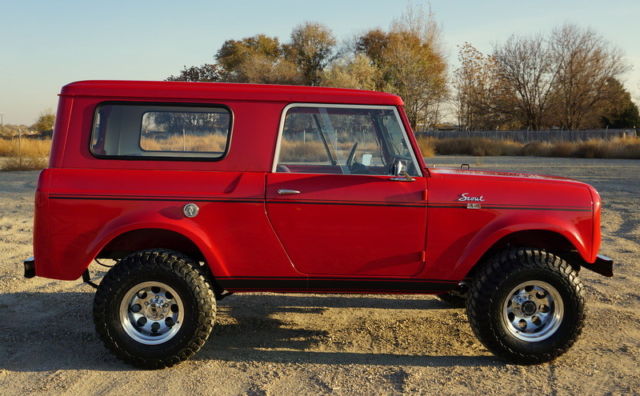 rare 1961 international scout 80/800, 4x4, nut & bolt frame off restoration