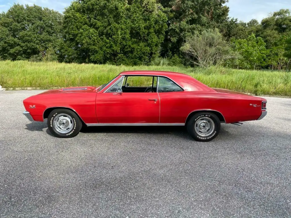 1967 chevrolet chevelle ss super sport red