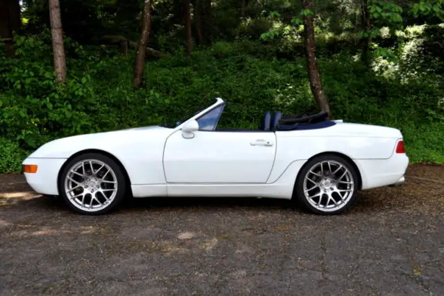1994 porsche 968 cabriolet 6-speed grand prix white