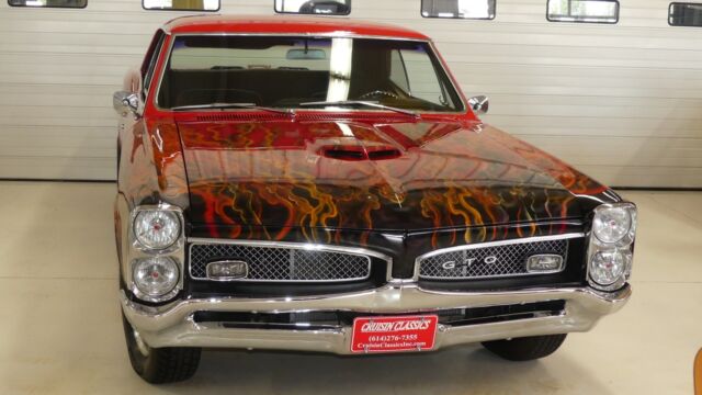1967 pontiac tempest 32294 miles red/flames 2 door hard top 455 automatic