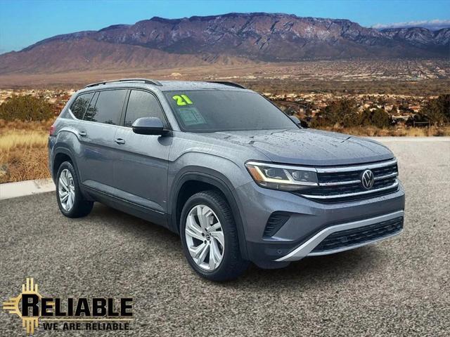 2021 volkswagen atlas 3.6l se w/technology