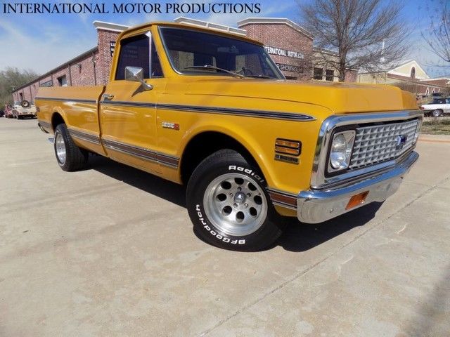 1972 chevrolet cheyenne 10 super nice!! yellow