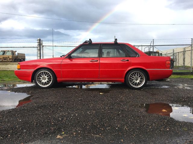 1985 audi 4000 cs quattro rare classic runs great no rust no reserve ur 80 90