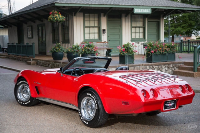 last of the big block c3 convertibles. low miles, leather, 2 tops, ac and more!