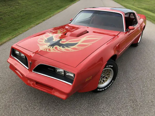 1978 pontiac trans am 53797 miles mayan red coupe 400 pontiac 6.6 liter 3 speed