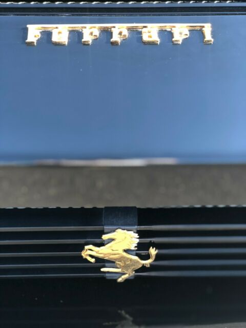 1987 ferrari testarossa, gold on black, 3,026 original miles