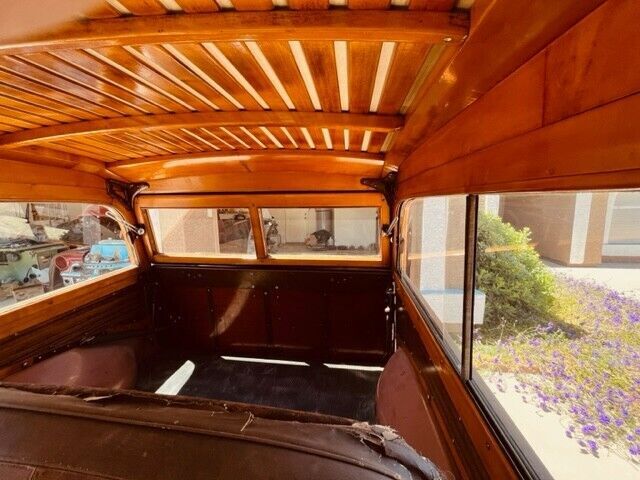survivor woody wagon, 90 % original, flathead, three speed, originally green