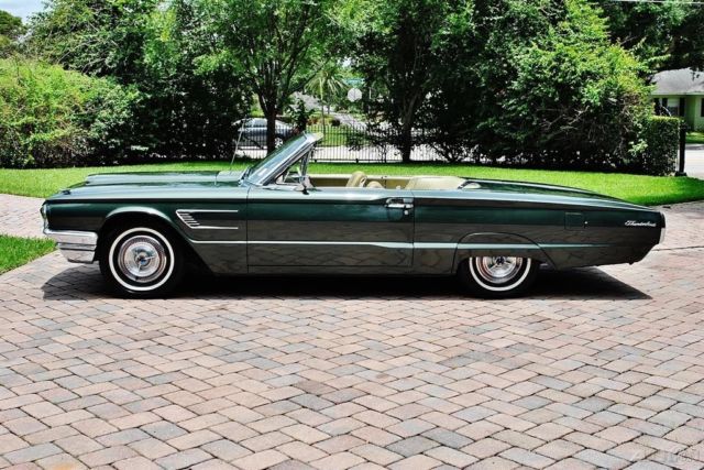 1 owner 1965 thunderbird convertible original survivor! garage kept 44k miles