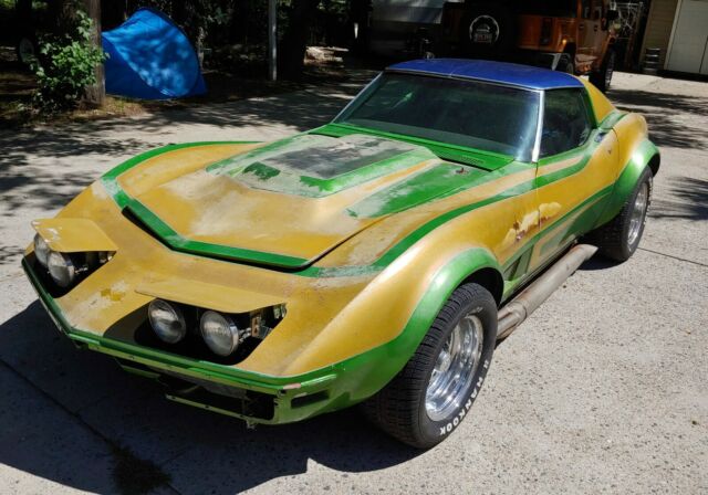1970 corvette "barn find", wide body coupe, runs/drives/stops, no reserve!!!