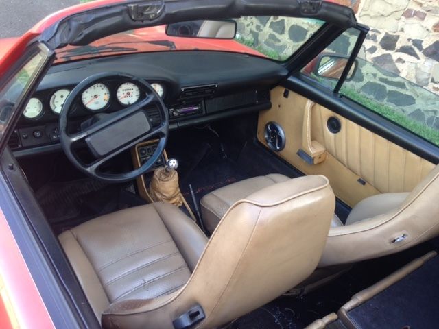 1986 porsche 911 carrera convertible roadster cabriolet