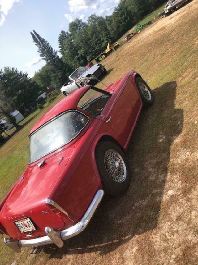 1961 triumph tr4 **rare surrey top***