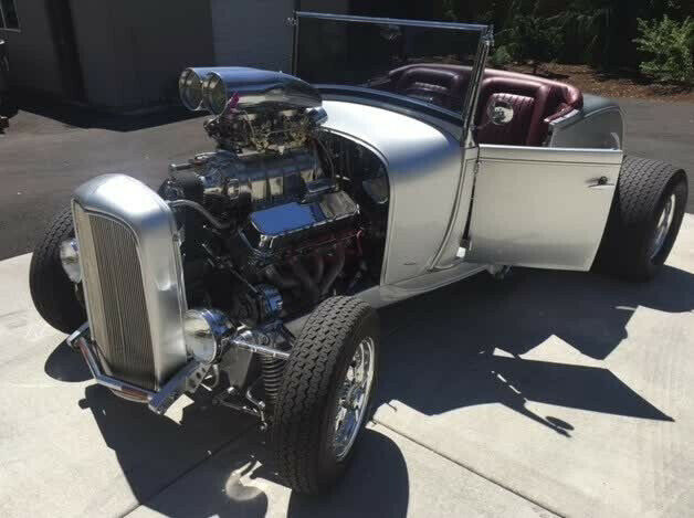 1929 ford highboy 500 hp 454 big block 3-speed auto leather steel body
