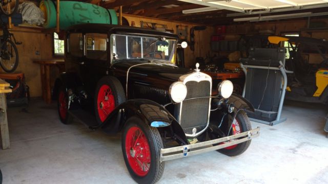 1931 model "a" tudor sedan "mint condition" "original sales invoice"